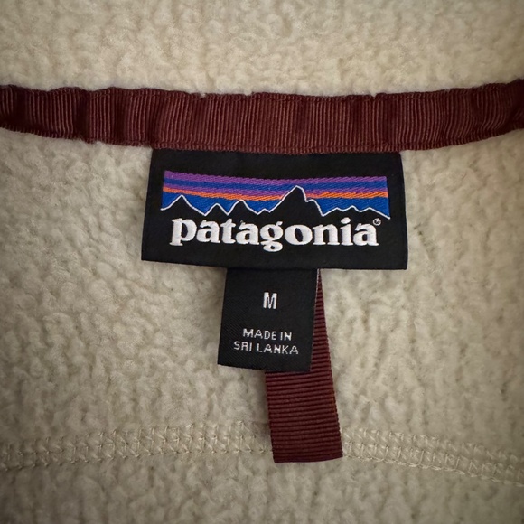 FLAWLESS Patagonia Retro Pile Vest Cream STY22825 Women’s Medium - Picture 5 of 6